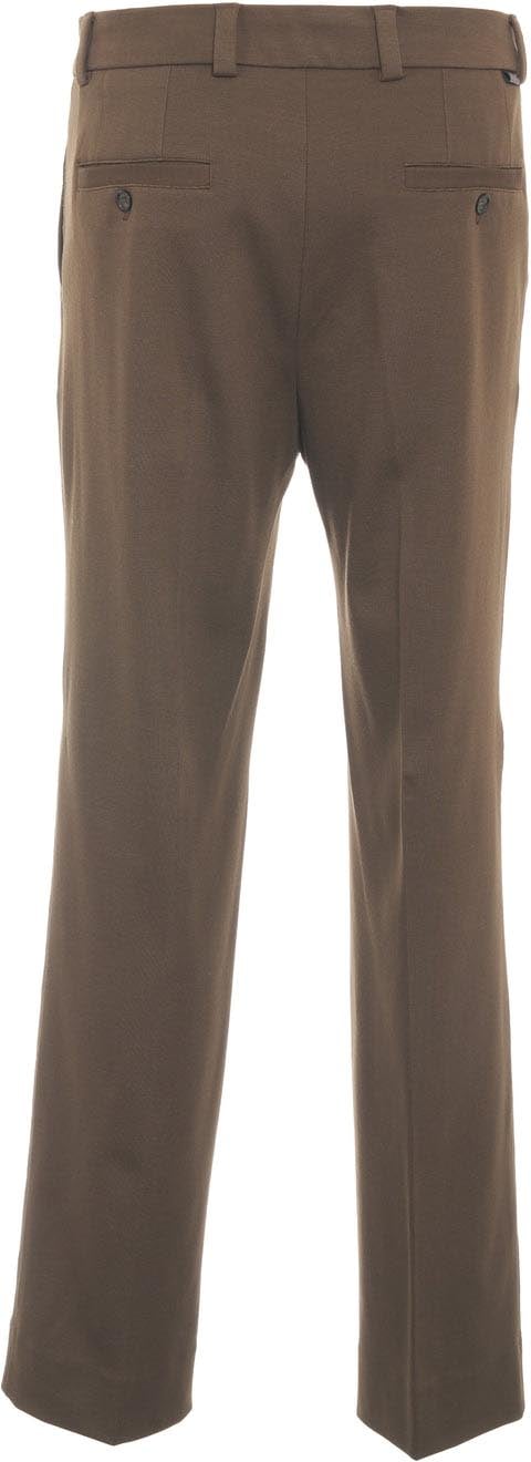 Pressed crease trousers