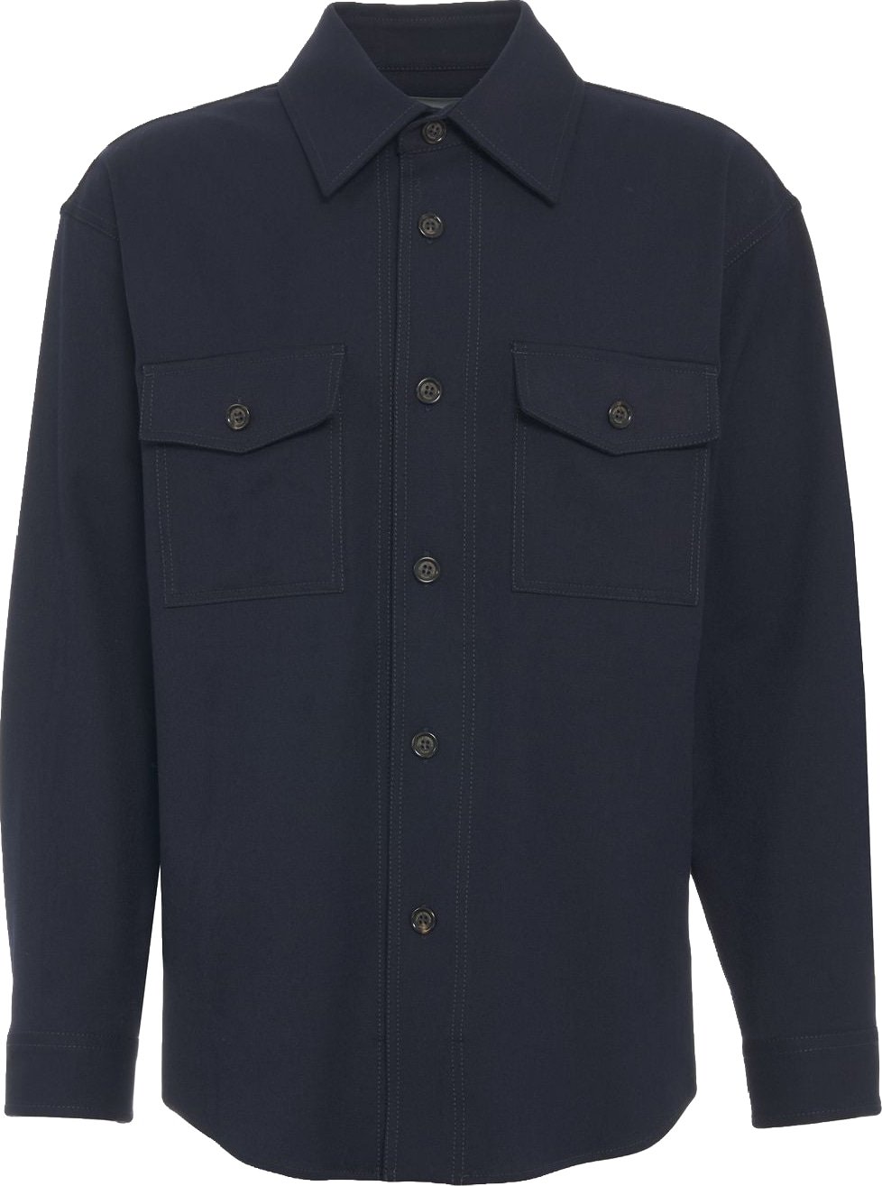 Jacket with chest flap pockets