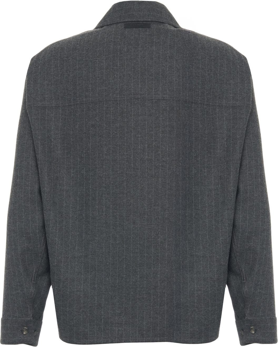 pinstriped jacket