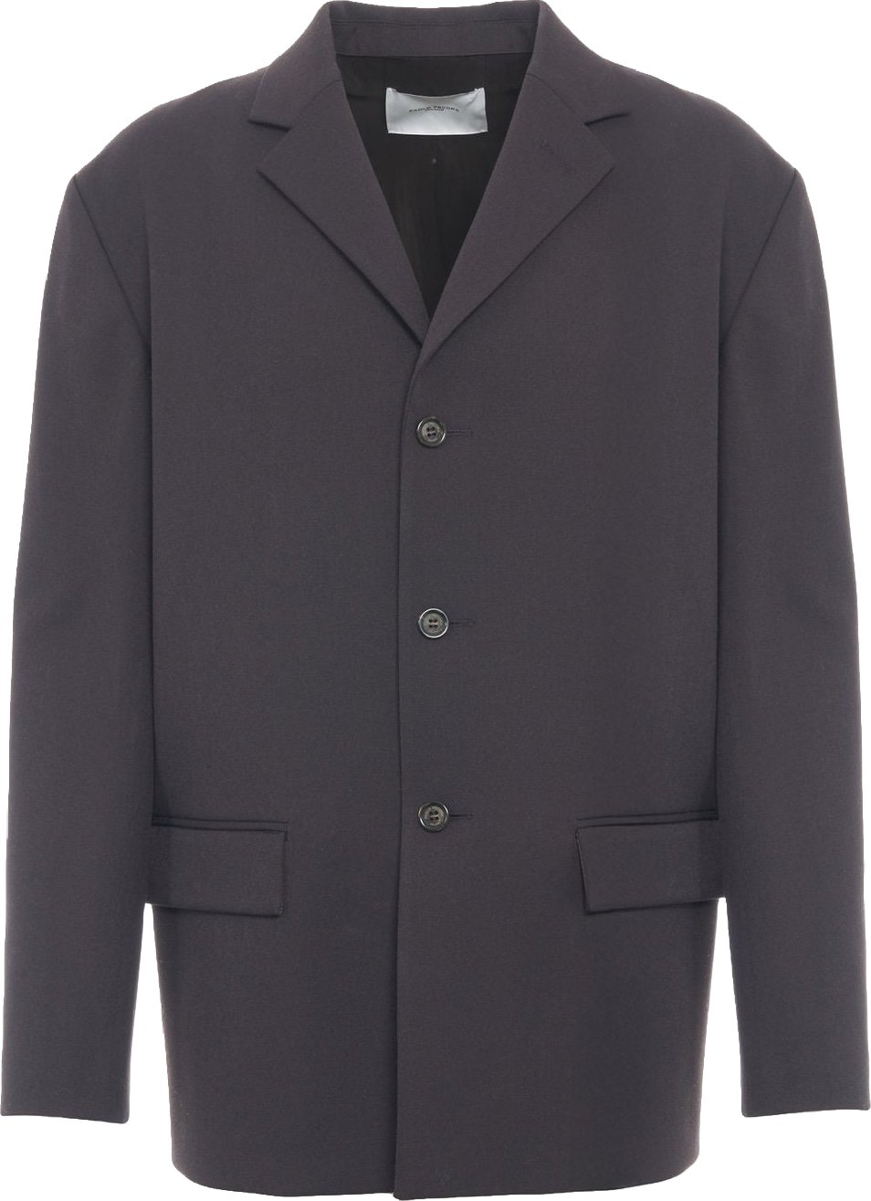 Blazer with flap pockets