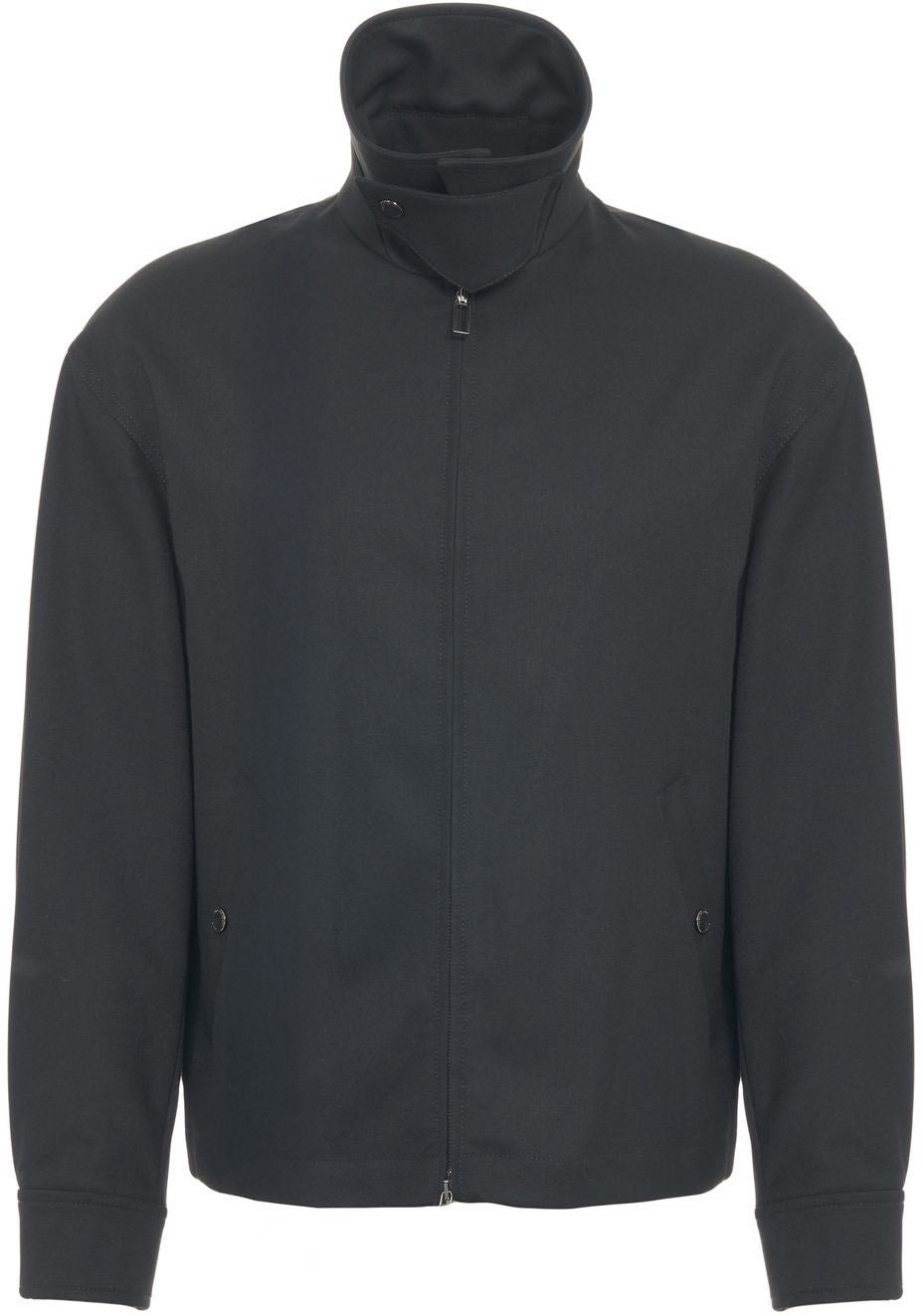 Jacket with kent collar
