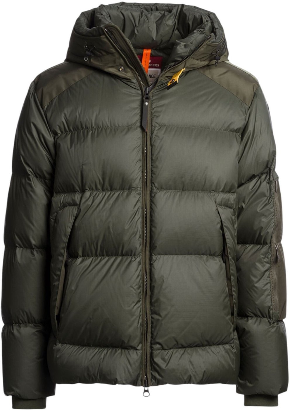 Doudoune Tyrik vert Rosemary zips manche Parajumpers PJS Homme PMPUEN02 0356