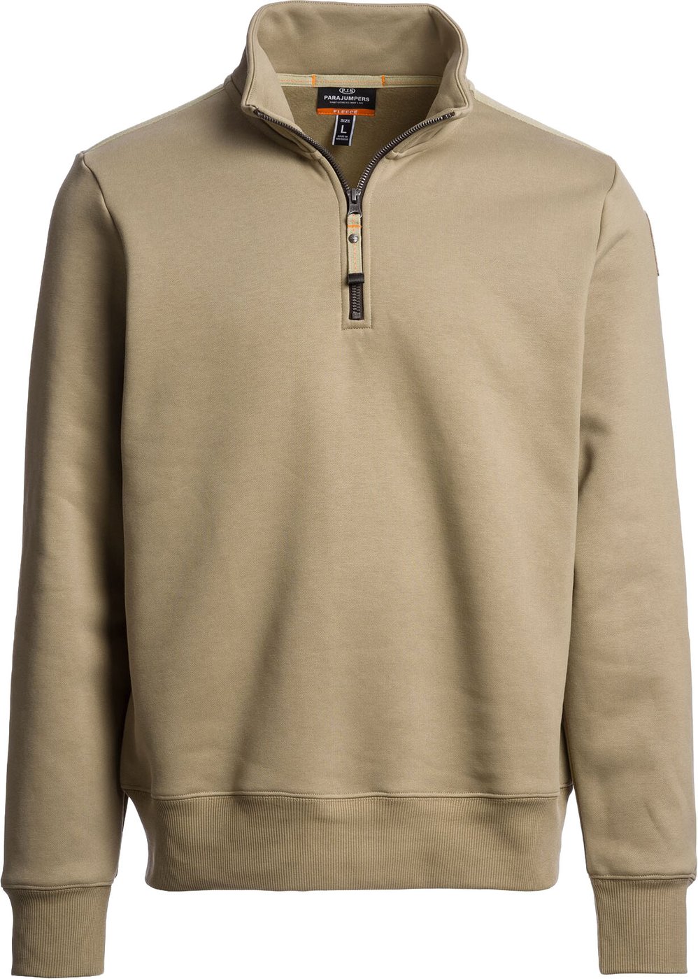 Broad peak zip pull muted khaki