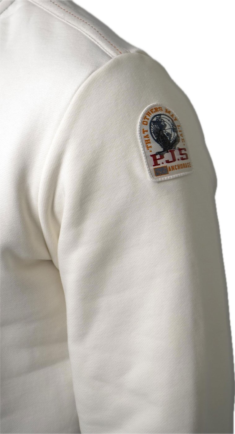 Broad peak zip pull warm ivory