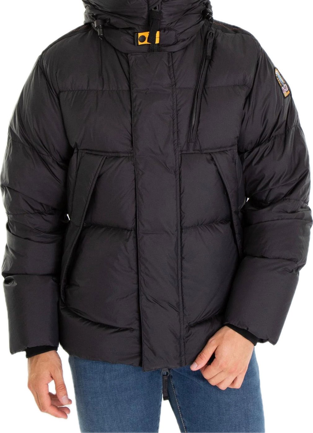 Cloud hooded down jacket