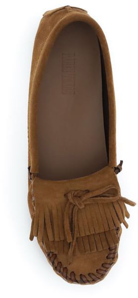 Paris Texas Brown Calf Leather Bos Taurus Slip-On Loafers