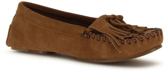 Paris Texas Brown Calf Leather Bos Taurus Slip-On Loafers