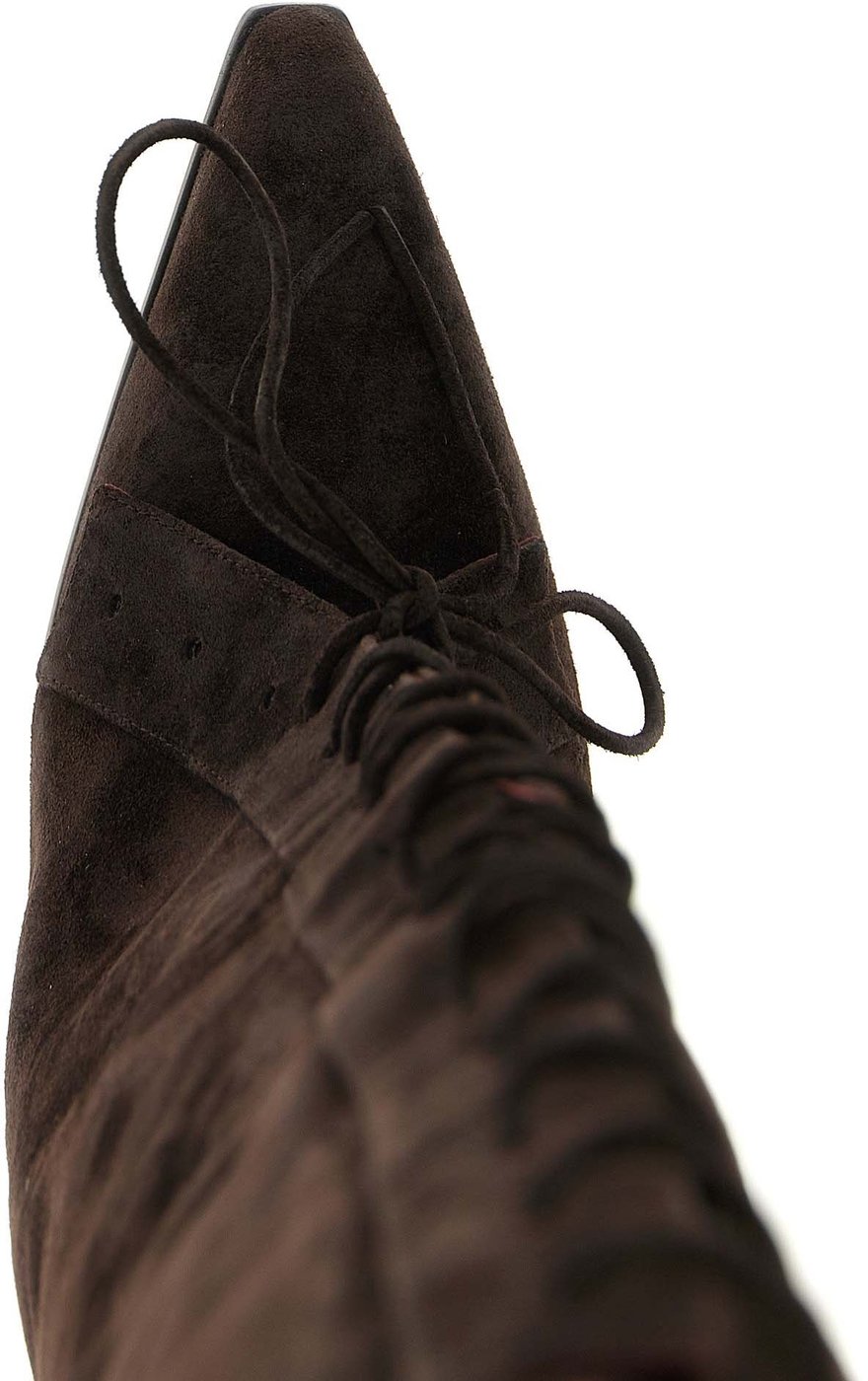 Paris Texas Brown Calfskin Over The Knee
