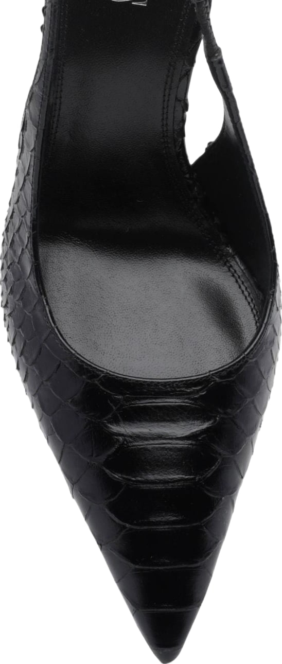 Paris Texas Lidia leather slingback pumps