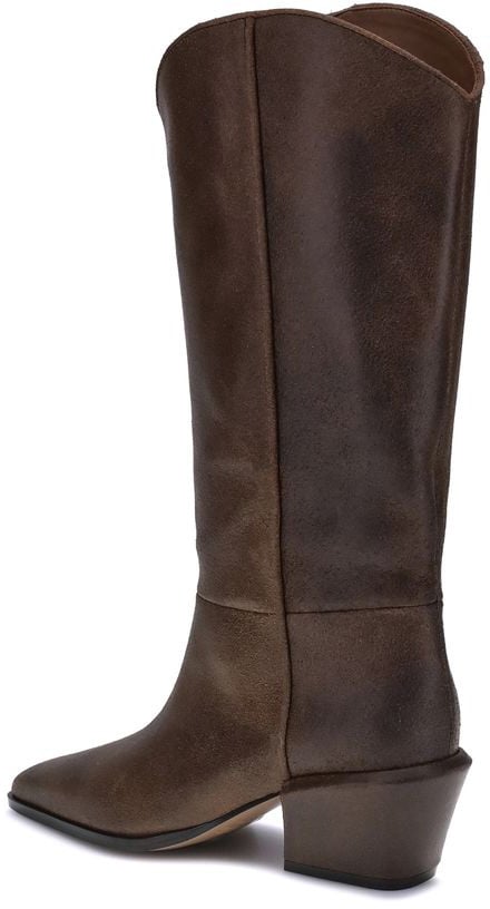 Paris Texas Brown Leather Boots