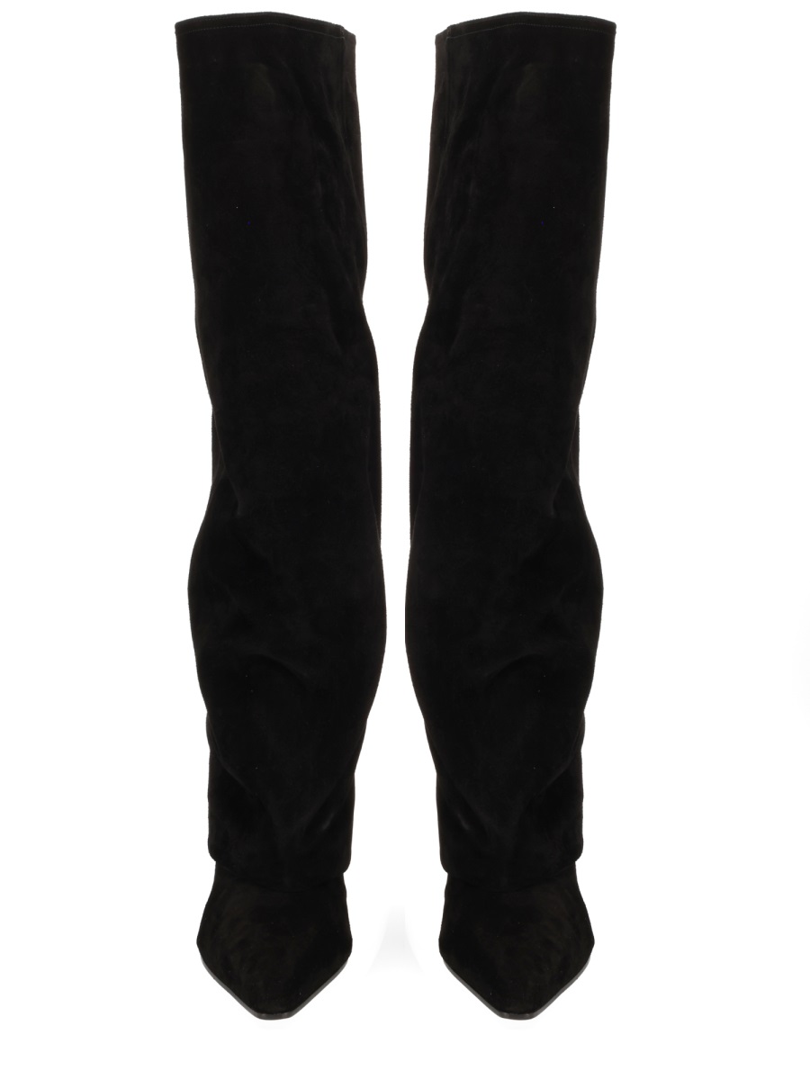 Jane 60 Pointed Leather Boots