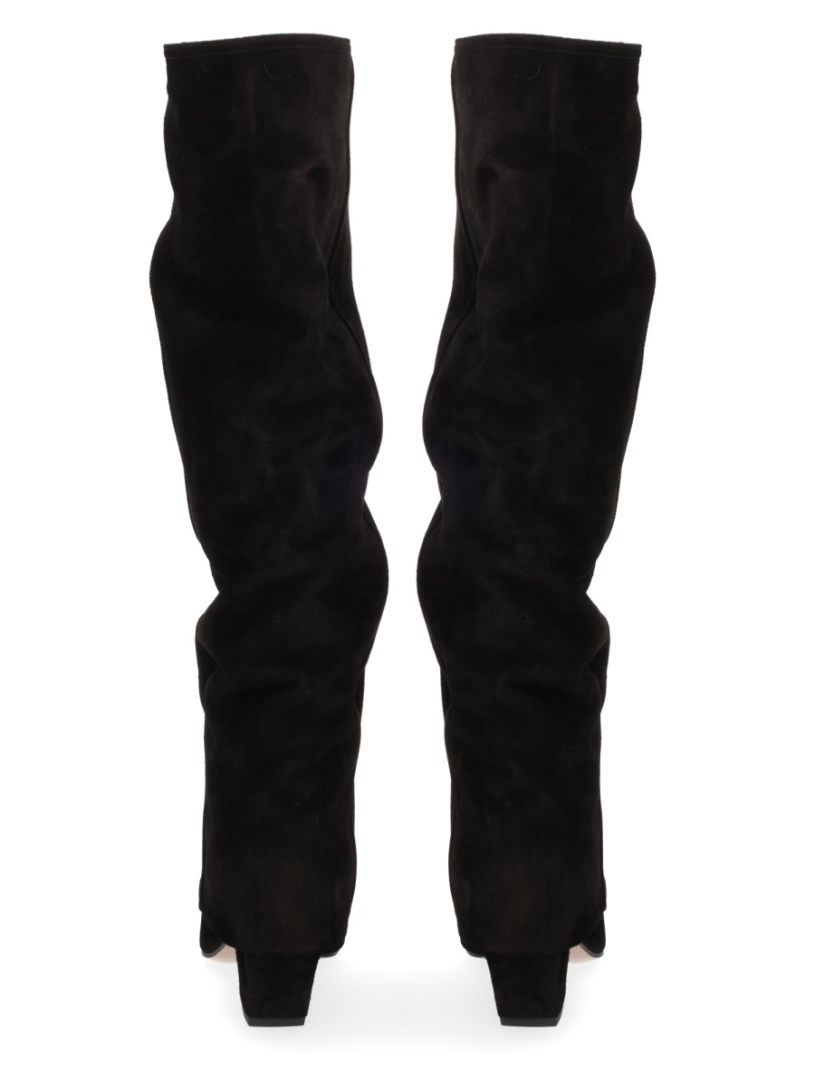 Jane 60 Pointed Leather Boots