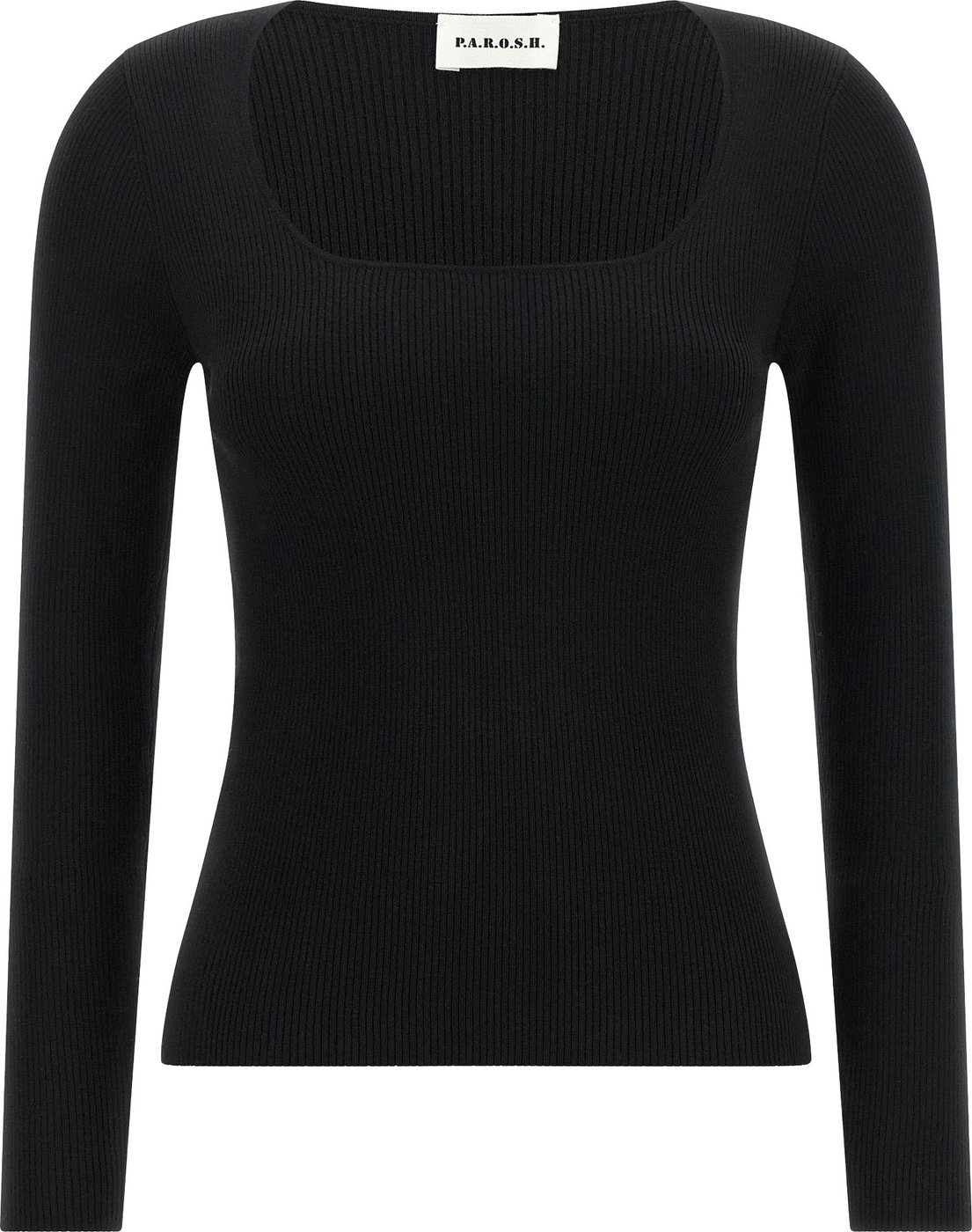 P.A.R.O.S.H. Black Wool Cardigan