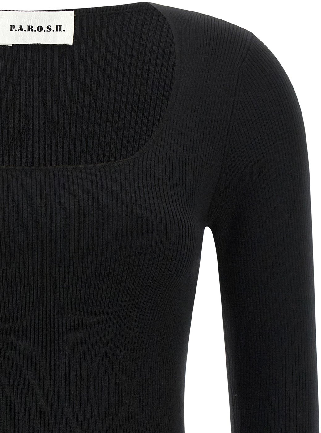 P.A.R.O.S.H. Black Wool Cardigan