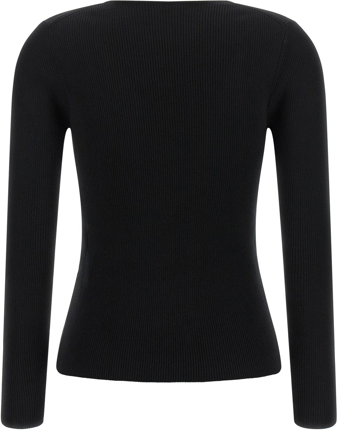 P.A.R.O.S.H. Black Wool Cardigan