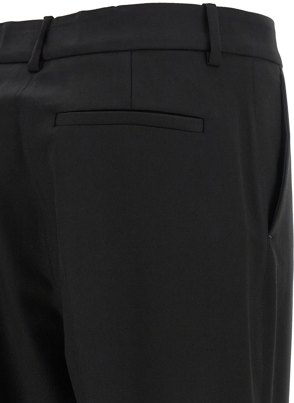 P.A.R.O.S.H. Black Virgin Wool Dress Pants
