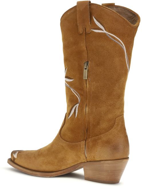 P.A.R.O.S.H. Brown Calf Leather Bos Taurus Ankle Boots