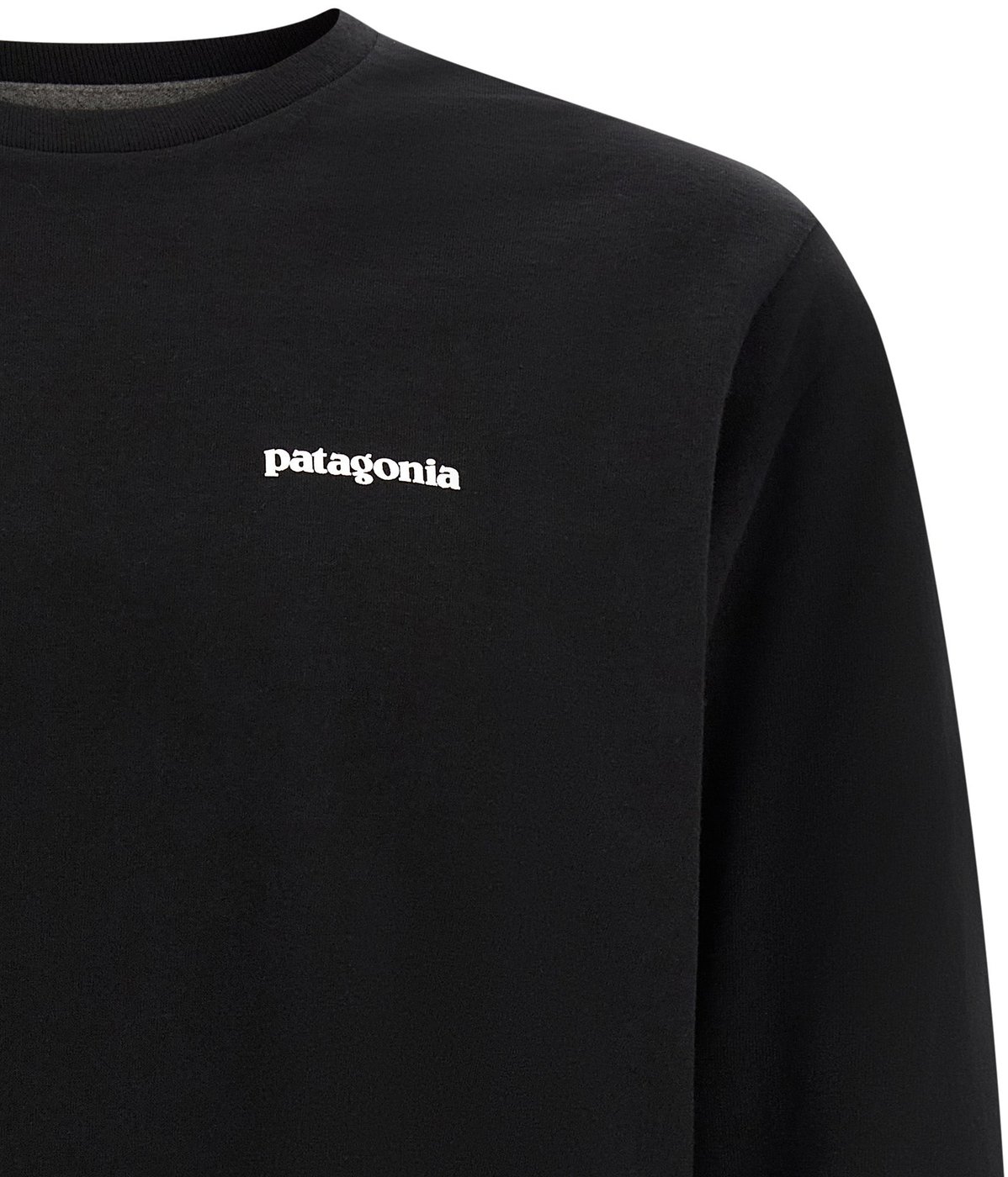 PATAGONIA Black Cotton T-Shirt