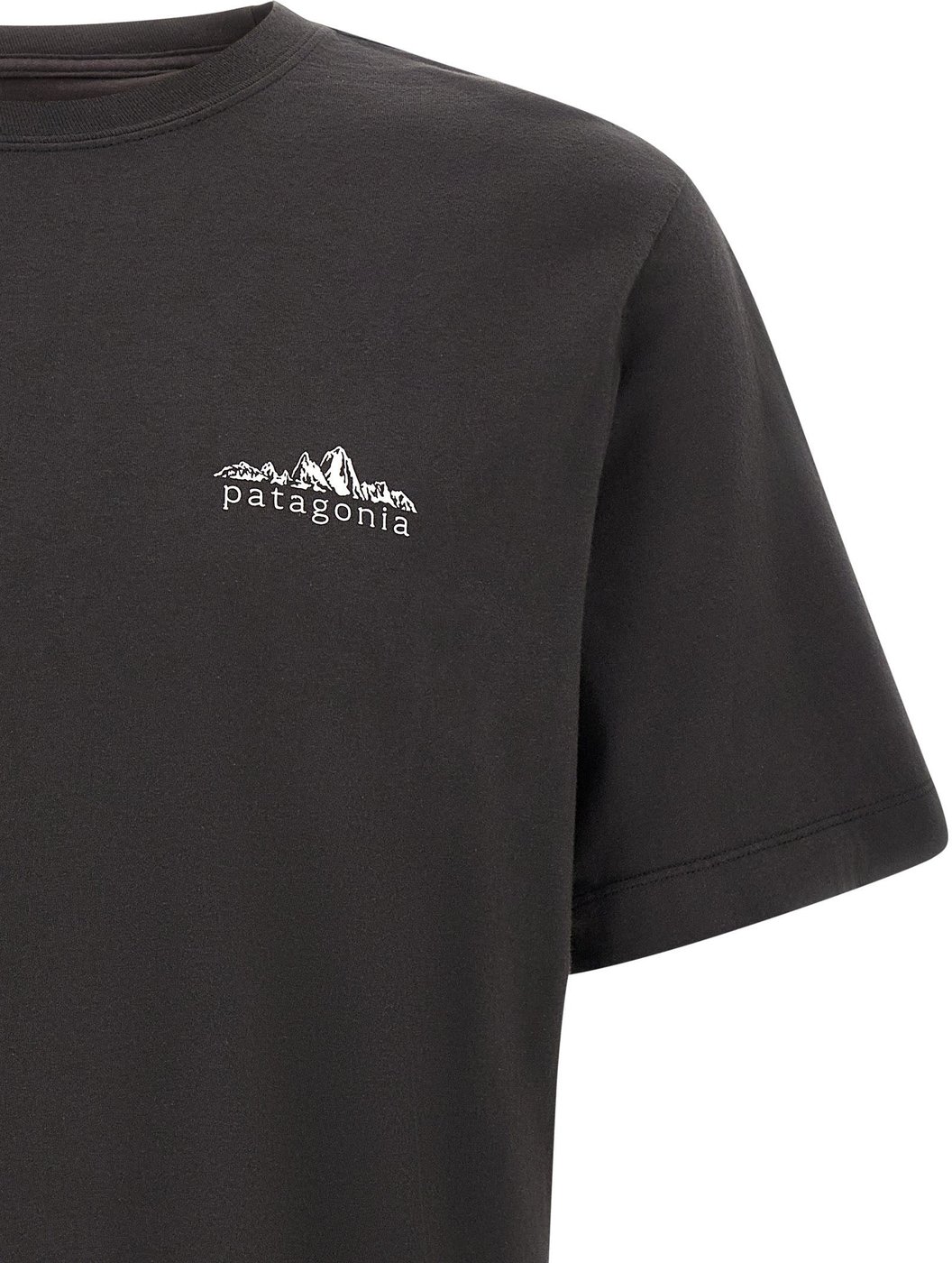PATAGONIA Black Cotton T-Shirt
