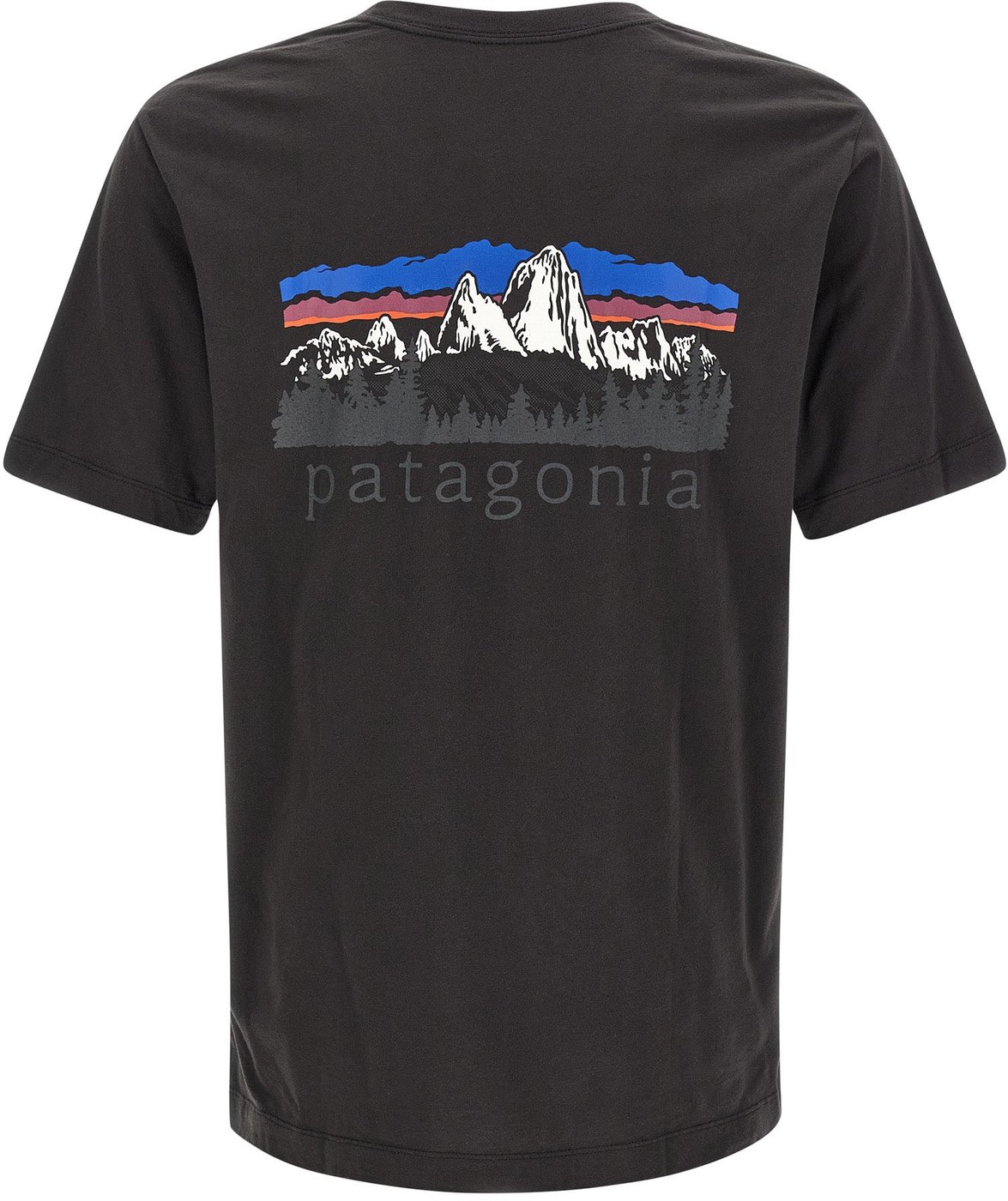 PATAGONIA Black Cotton T-Shirt