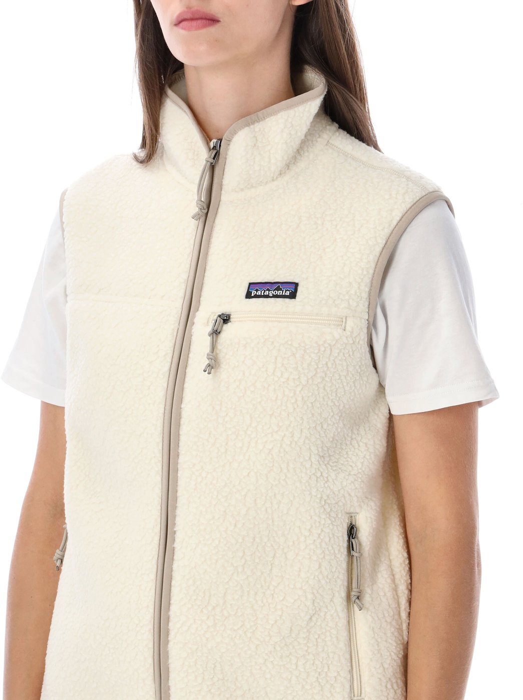 Retropile Vest Beige