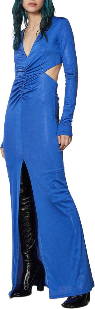 Patrizia Pepe Blue Polyester Casual Dress