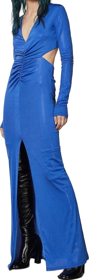 Patrizia Pepe Blue Polyester Casual Dress