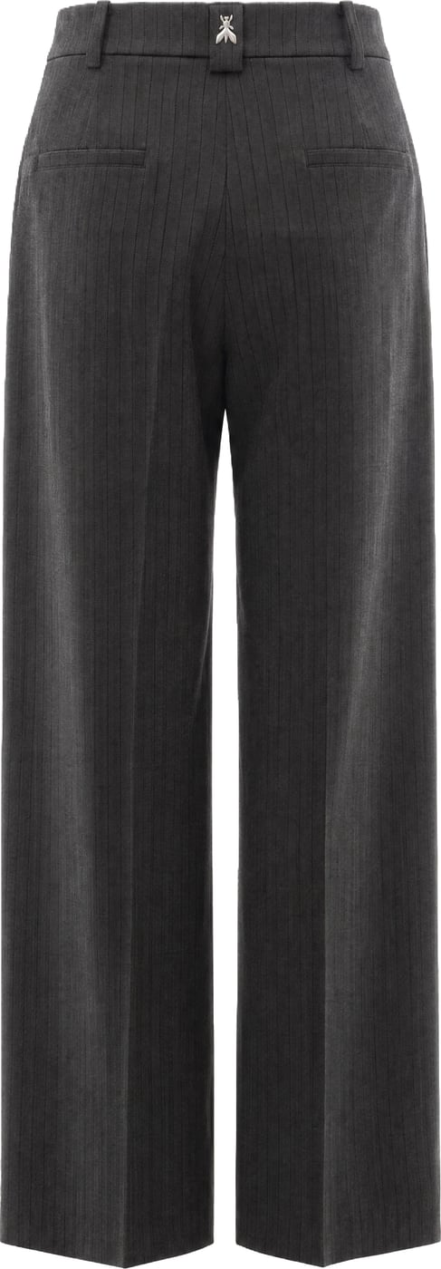 Trousers Herringbone Gray