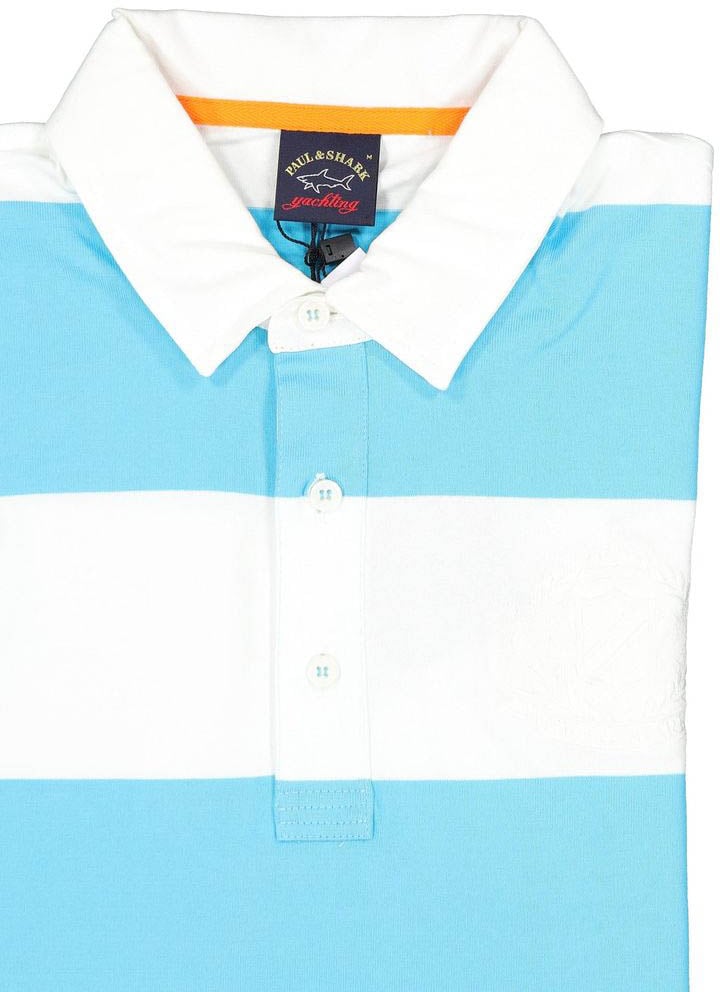 Paul & Shark White Cotton Polo Shirt