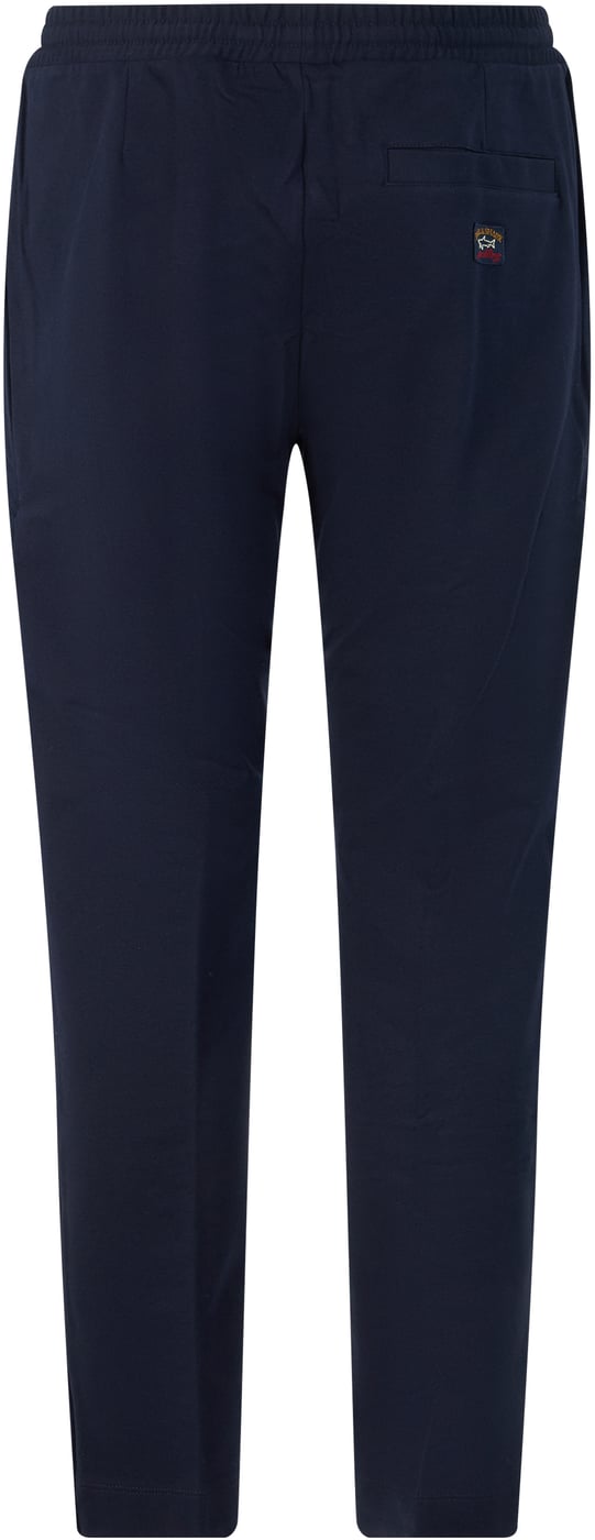Trousers with elastic waistband