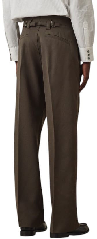 Pantalon taupe large pattes taille passant bas Paul Smith Homme M1R A270 W02207 73