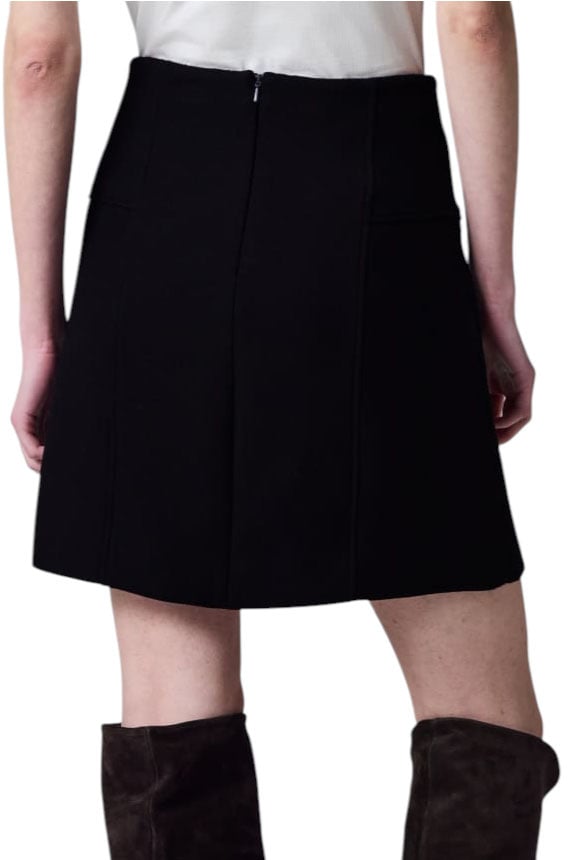 Jupe courte navy drap de laine Paul Smith Femme W1R 322S W11306 49