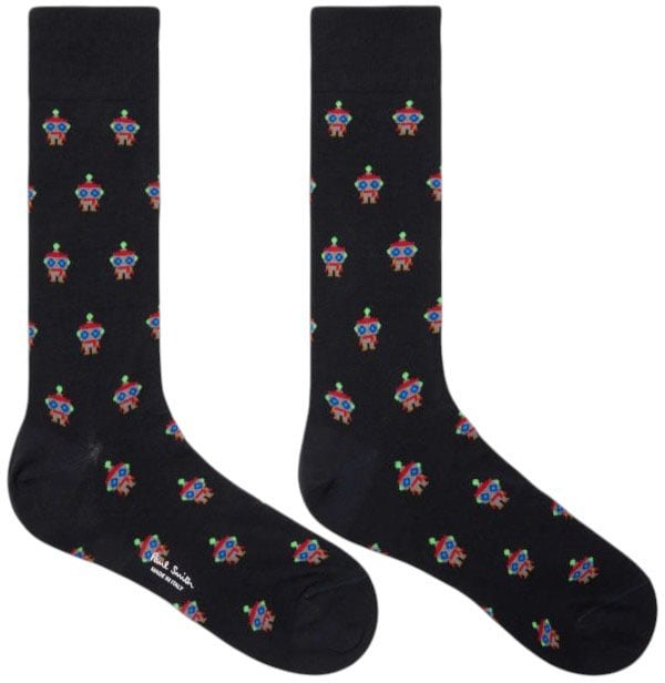 Pack 3 chaussettes robots lettres dino Paul Smith Homme M1A SOCK W3PCR 2