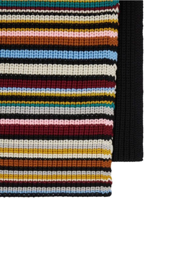 Echarpe bayadère laine 30 x170 cm Paul Smith Femme Homme W1A 251F T812 92