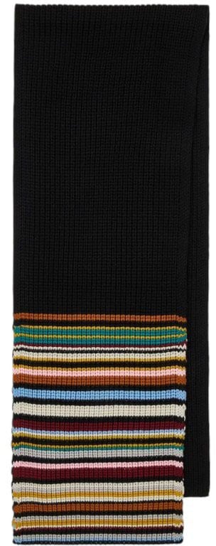 Echarpe bayadère laine 30 x170 cm Paul Smith Femme Homme W1A 251F T812 92