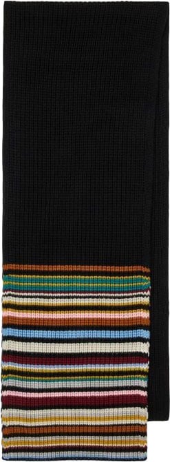Echarpe bayadère laine 30 x170 cm Paul Smith Femme Homme W1A 251F T812 92