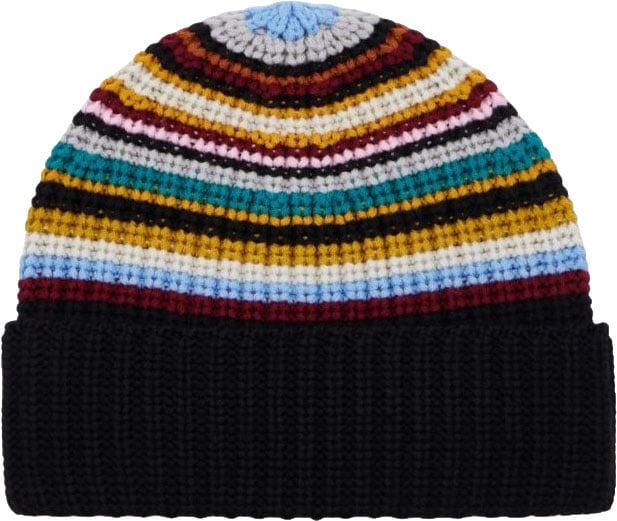 Bonnet bayadère laine Paul Smith Femme Homme W1A 480F T812 92