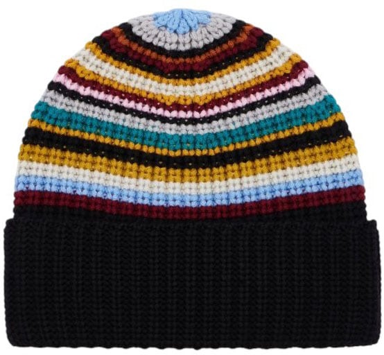 Bonnet bayadère laine Paul Smith Femme Homme W1A 480F T812 92