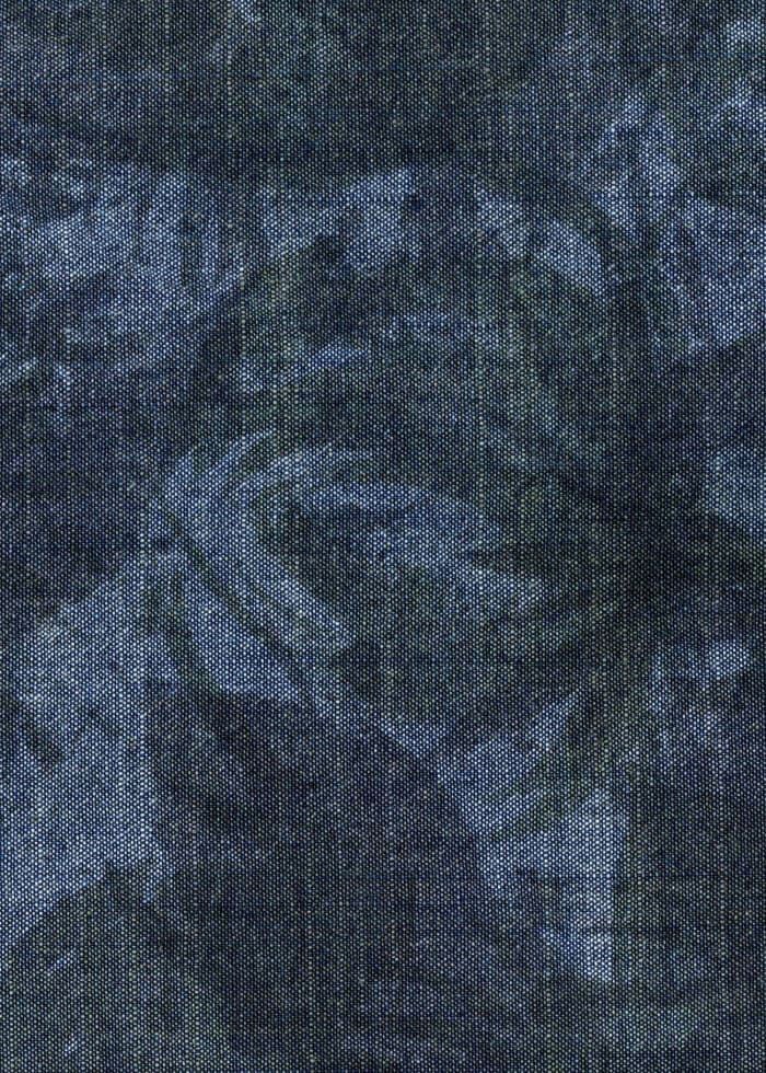 Pantalon cargo denim print jungle bleu vert Paul Smith Homme M2R A201P W22813 46