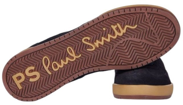 Baskets Dover suède navy bande blanche cuir Paul Smith Homme M2S DVR82 TLEA 49