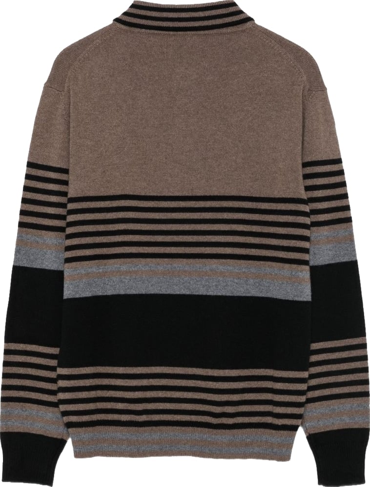 Paul Smith Striped Knit Polo Shirt