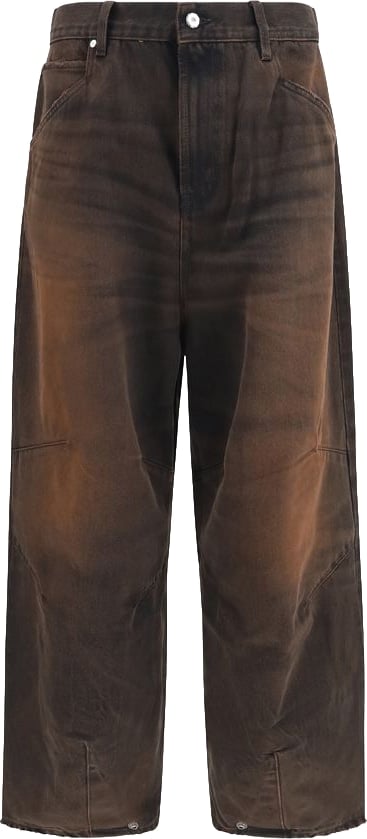 PDF Channel Brown Cotton Jeans Denim