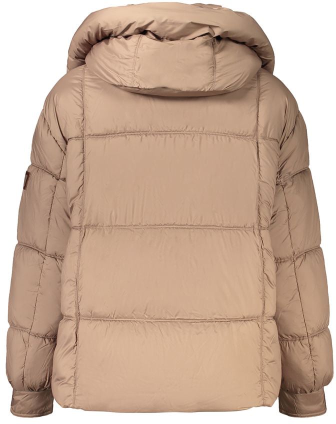 Pepe Jeans Brown Polyester Women's Jacket
