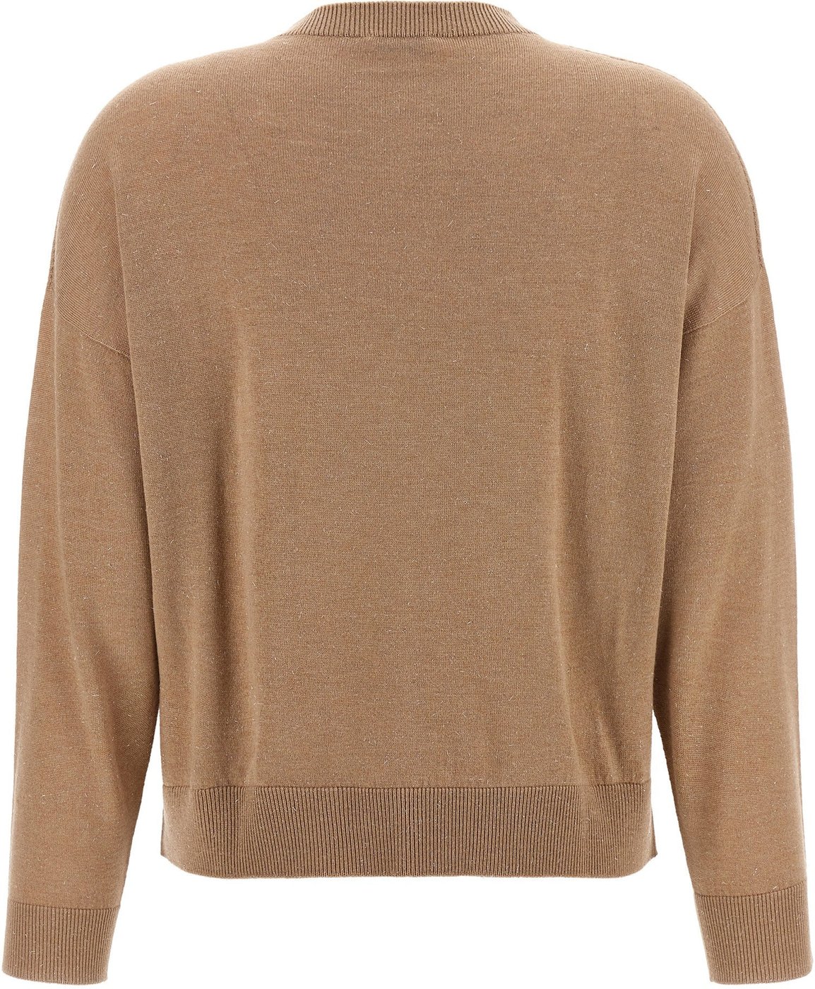 Peserico Beige Virgin Wool Cardigan
