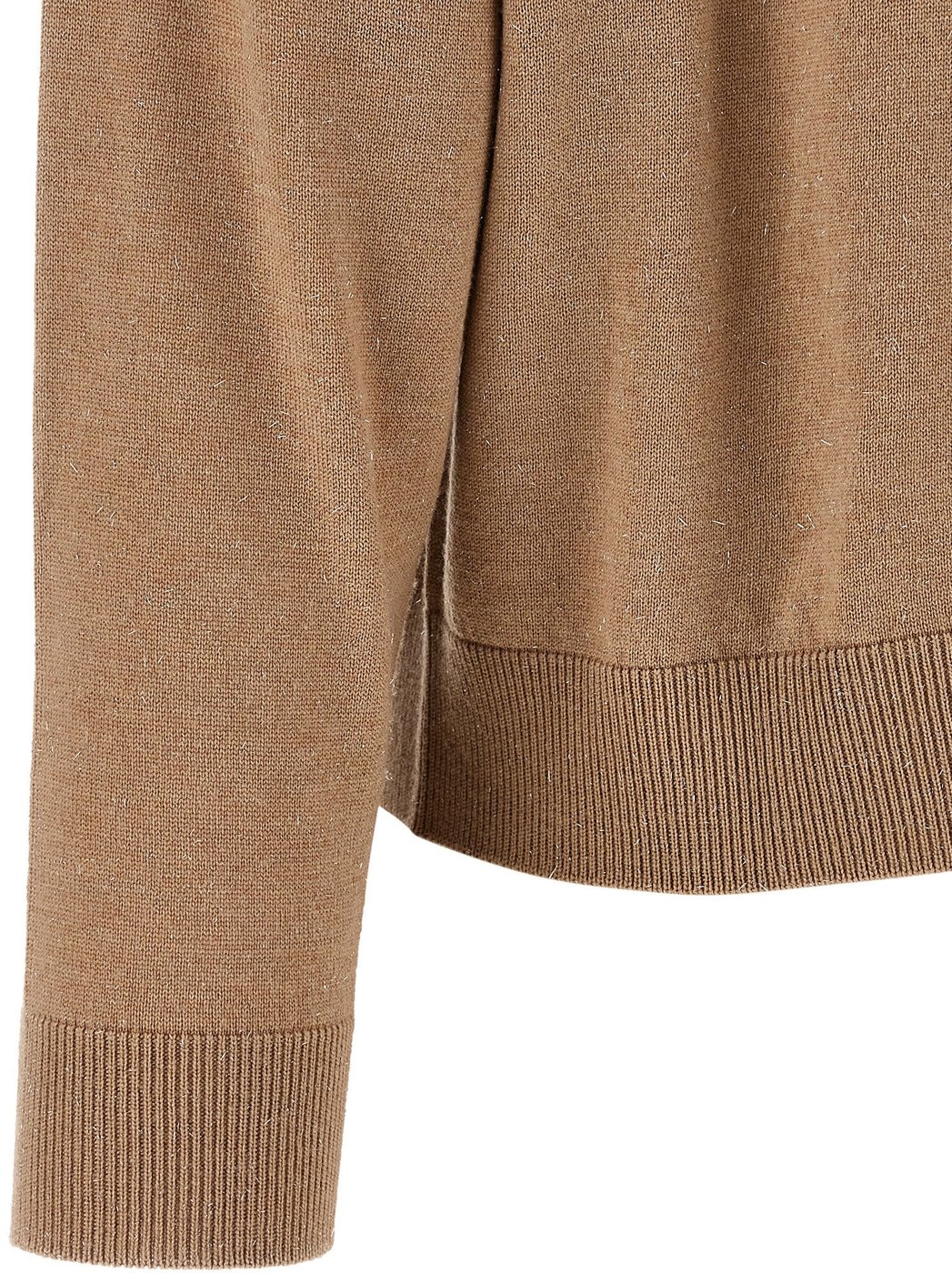 Peserico Beige Virgin Wool Cardigan