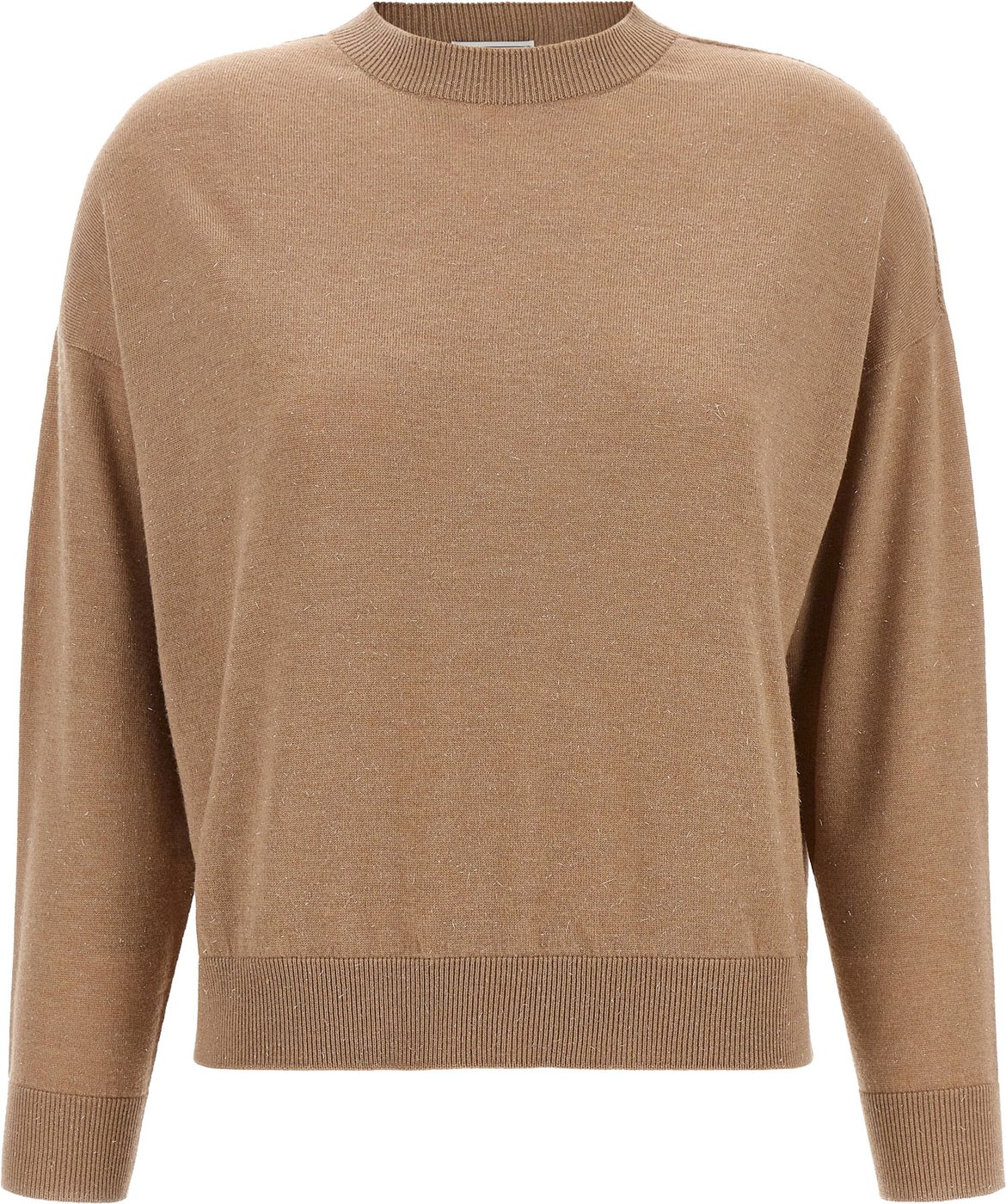 Peserico Beige Virgin Wool Cardigan