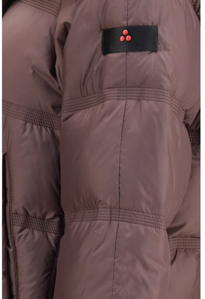 Chicory Coffee Takan Mqn 04 Fur Recycled Down Jacket