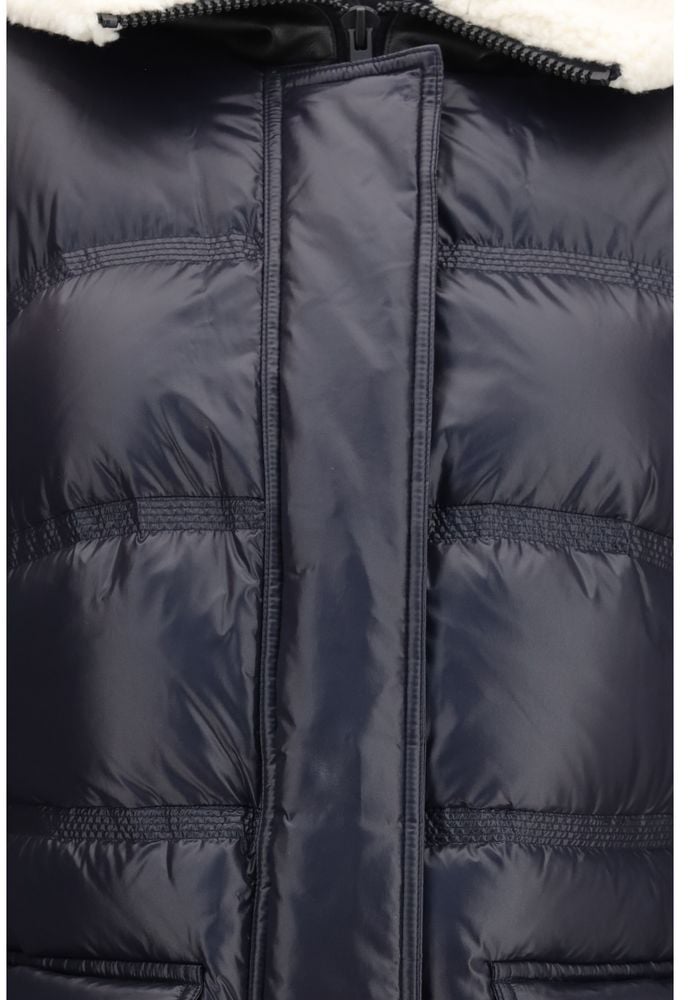 Peuterey Blue Polyamide Full-Length Jacket