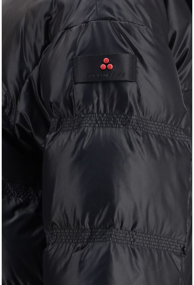 Peuterey Black Polyamide Full-Length Jacket
