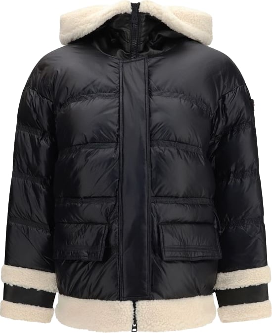 Peuterey Black Polyamide Full-Length Jacket